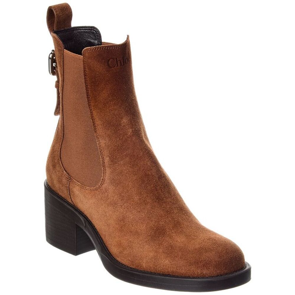 Chloe Dakota Suede Boot, Brown